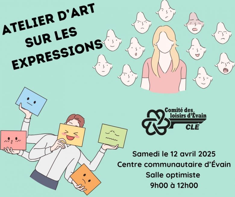 Atelier d'art sur les expressions, le 12 avril