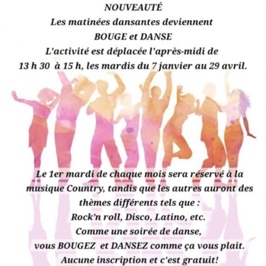 Activité de danse gratuite, ouverte à tous, à Évain