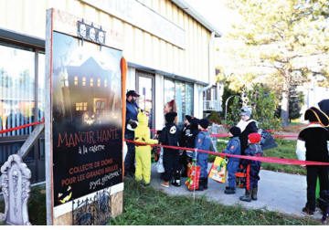 Manoir hanté à la caserne des pompiers