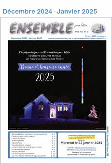 Journal "Ensemble pour bâtir" / Décembre 2024 - Janvier 2025